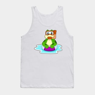 Frog Swimming Snorkel Tank Top